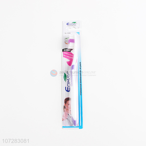 Reasonable price oem private label plastic toothbrush adult toothbrush