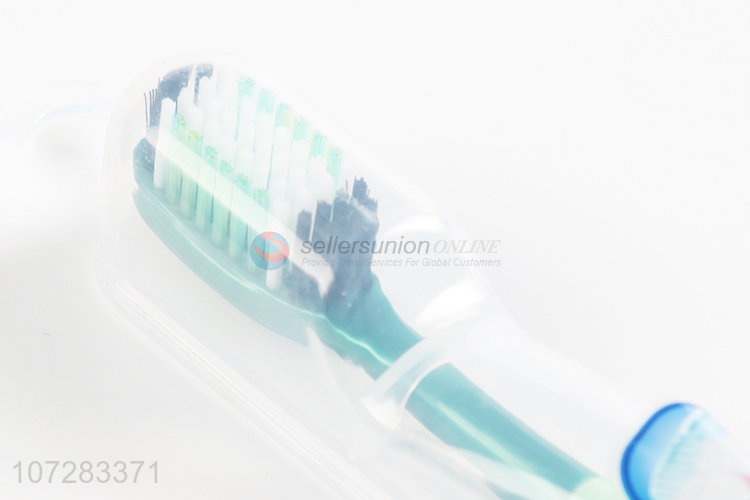 Promotional items oem private label plastic toothbrush adult toothbrush with case