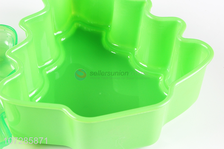 Good Factory Price Plastic Christmas Tree Shaped Storage Box