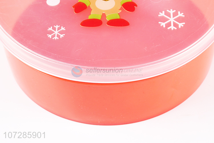 Lowest Price Christmas Gift Round Food Storage Snack Box Candy Box