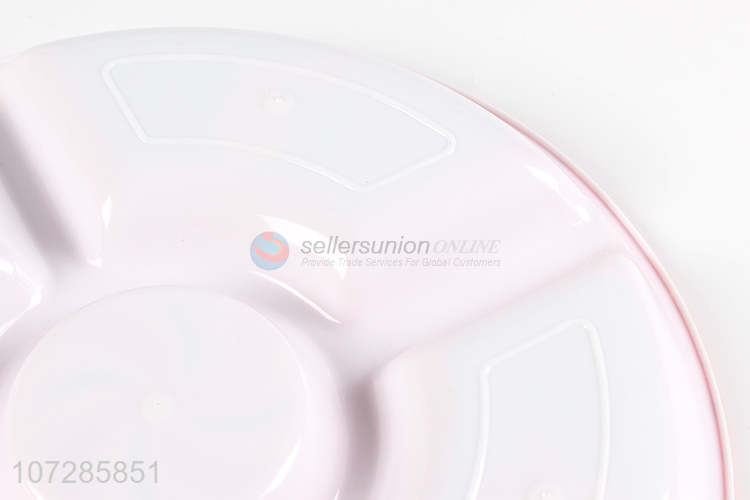 Wholesale Food Contact Available 5 Compartments Round Candy Tray