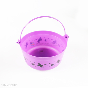 Premium Quality Halloween Durable Plastic Buckets With Handle