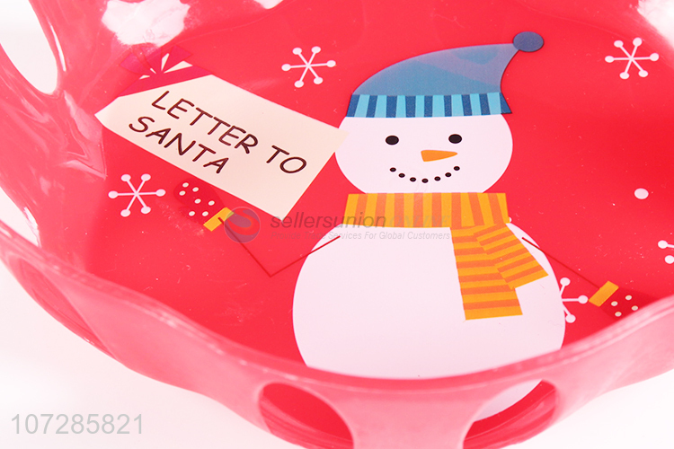 Unique Design Household Plastic Christmas Serving Tray Candy Plate