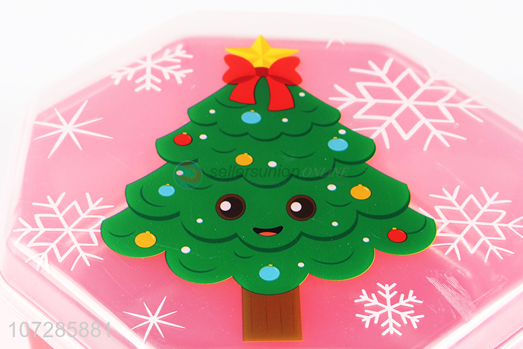 High Sales Christmas Decoration Christmas Octagonal Plastic Storage Box