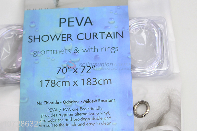 Good Sale PEVA Shower Curtain Fashion Bath Curtain