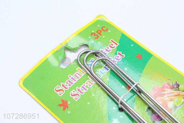 Wholesale popular stainless steel oil stainer set kitchen utensils