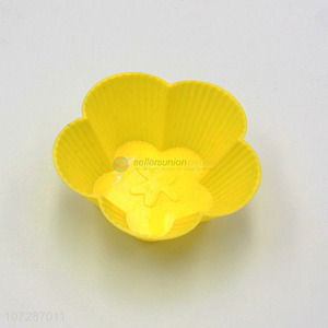 Popular products food grade flower shape silicone cake mold