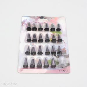 Factory wholesale cake decorating tools 24pcs pastry nozzles for cream
