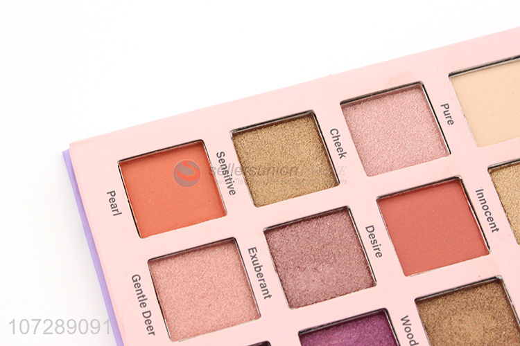 Promotional items waterproof 16 colors eye shadow palette with mirror