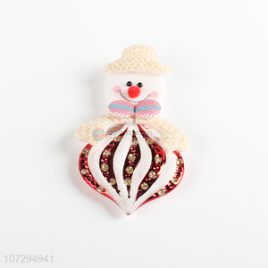 Creative fashion design snowman Christmas plastic pendant