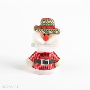 Low price wholesale red santa claus pendant