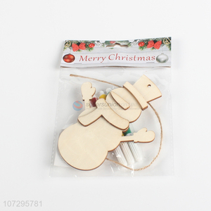 Hot sale snowman shape christmas ornaments set