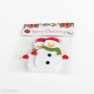 Wholesale cute design snowman hanging ornaments set