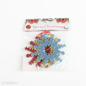Good sale snowflakes shape xmas tree hanging ornaments