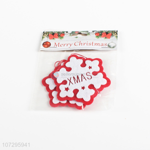 Best selling snowflakes shape xmas tree hanging ornaments