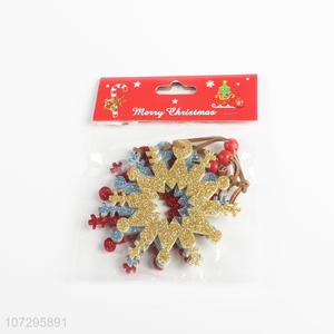 Most popular snowflakes shape hanging ornaments for xmas tree