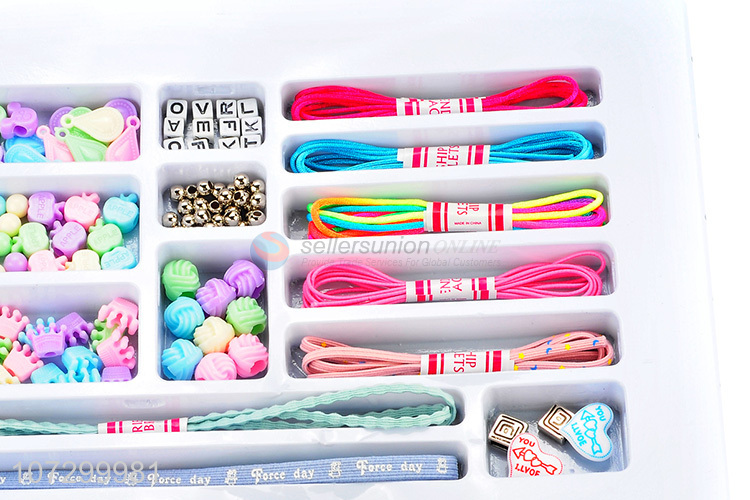 New Girl Toys Colorful Educational Plastic Diy Beads Toy Set
