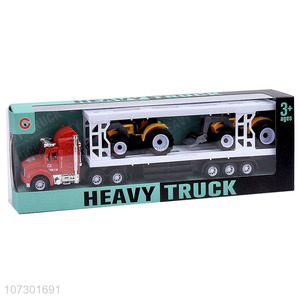 Good Quality Childrens Funny <em>Toys</em> Inertia Heavy Trailer Trucks With <em>Cars</em>