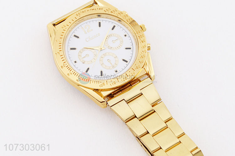 Best Price Gold Watches Fashion Men Wrist Watch