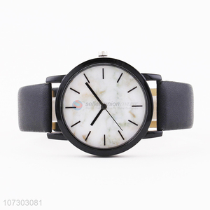 Hot Selling <em>Men</em> Watches Best PU Watchband Wrist <em>Watch</em>