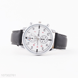 Best Sale Round Dial PU Leather Watchband <em>Men</em> <em>Watch</em>