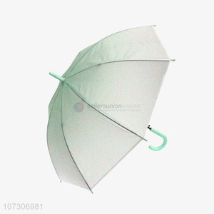 New products fresh mint green anti-rust staight umbrella