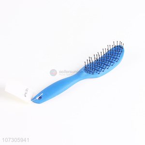 Popular product blue portable hair brush lady comb for massage
