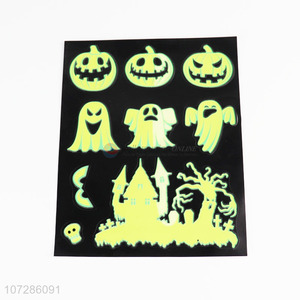 Wholesale Halloween Decoration Luminous Electrostatic Sticker
