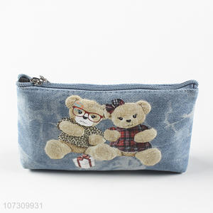 Good quality elegant ladies denim purse girls handbag