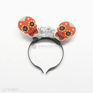 Direct Price Halloween Decoration Hair Accessories Cute Skull Glowing Headband
