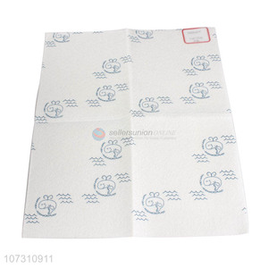 Custom Single Side Printing 10% Viscose Cleaning Cloth