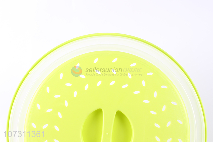 Wholesale cheap eco-friendly reusable microwave folding bowl lid