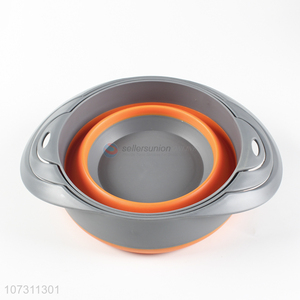 Good market eco-friendly plastic collapsible bowl set folding bowls