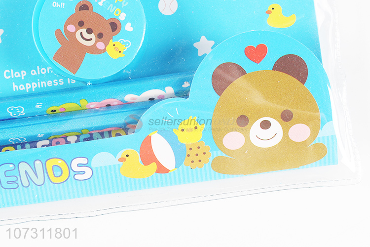 Best Sale Students Stationery Set With Plastic Pen Bag