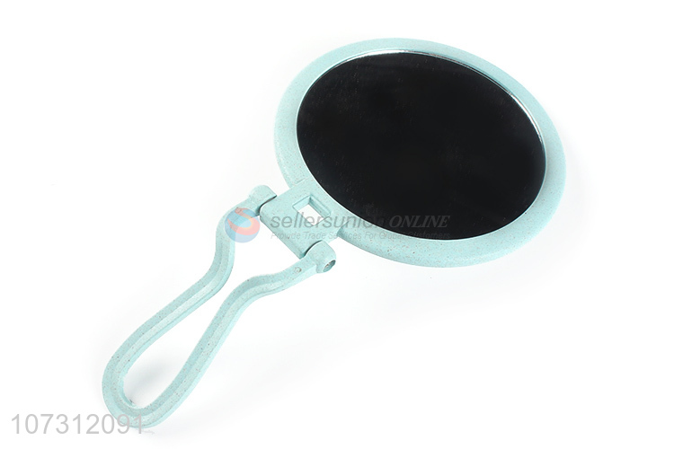 Premium quality women folding makeup mirror double-faced cosmetic mirror