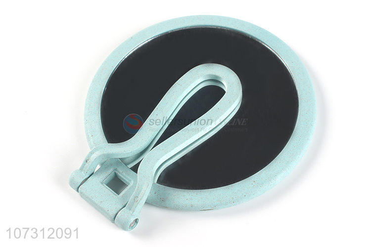 Premium quality women folding makeup mirror double-faced cosmetic mirror