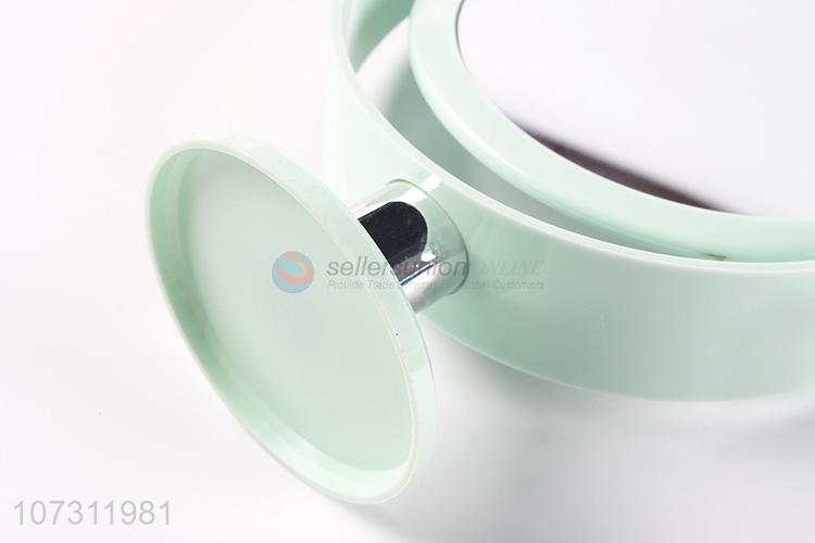 Good market double-sided cosmetic mirror standing makeup mirror