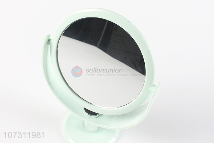 Good market double-sided cosmetic mirror standing makeup mirror