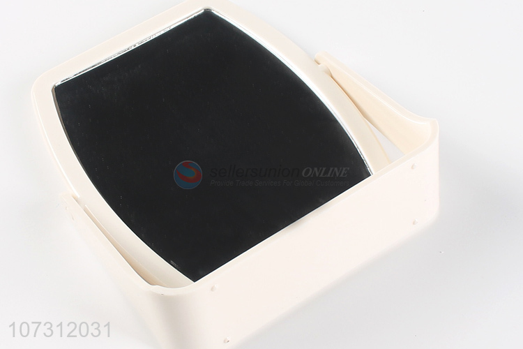 China manufacturer double-sided cosmetic mirror standing makeup mirror