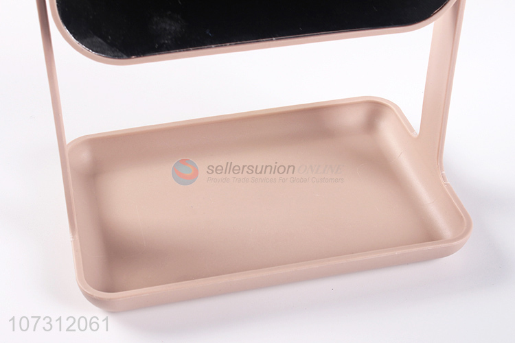 China maker bathroom double-faced mirror standing makeup mirror