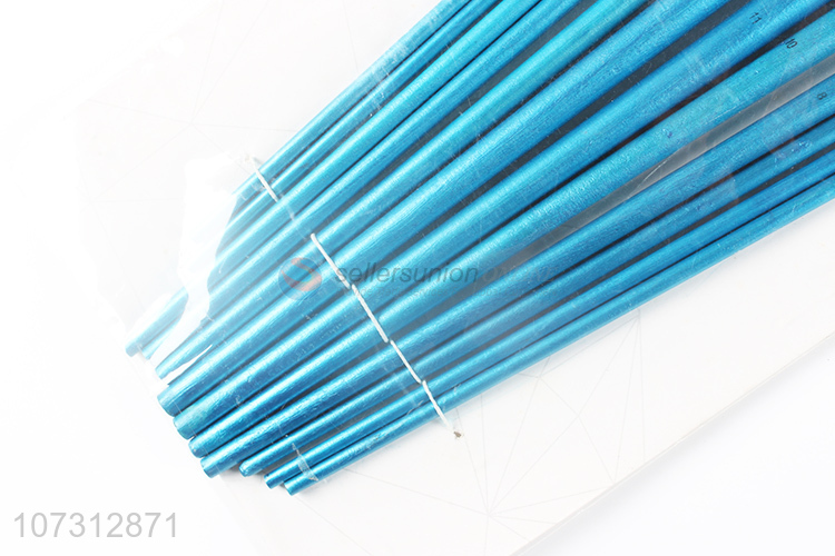 Premium products art supplies 12pcs wooden handle painting brush watercolor paintbrush