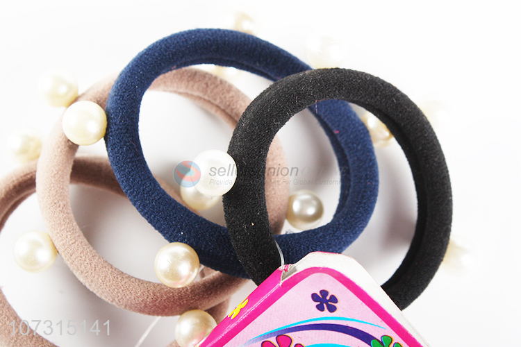 New arrival fashion women hair ring pearl hair bands