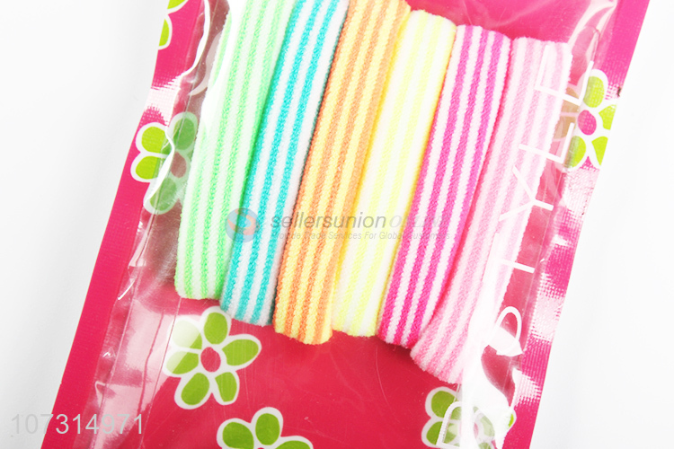 China supplier stylish stripe hair bands women hair ties