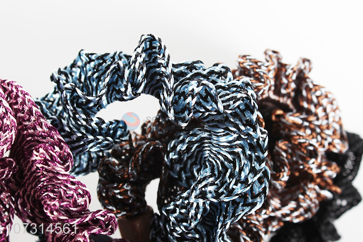 Latest arrival stylish elastic hair scrunchie women hair ties