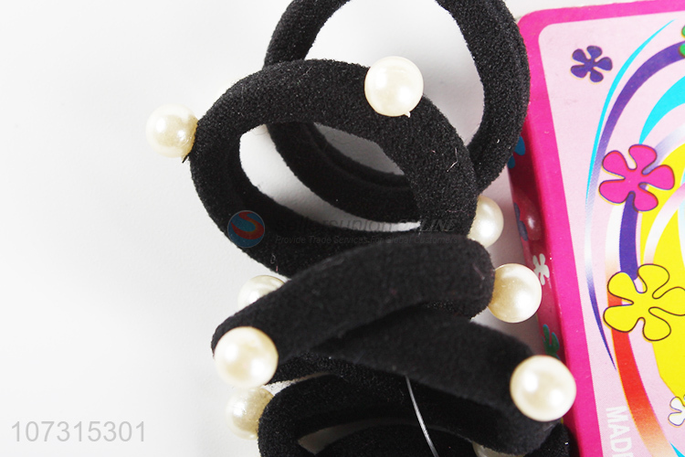 Premium products fashion women hair ring pearl hair bands
