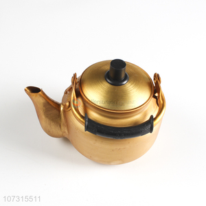 Top Quality 0.75L Yellow Teapot Fashion Tea Kettle
