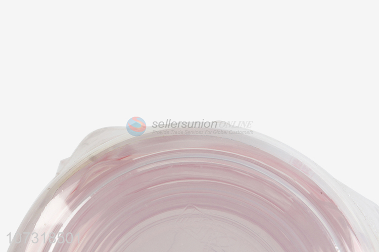Hot selling 4pcs round preservation box clear microwavable crisper