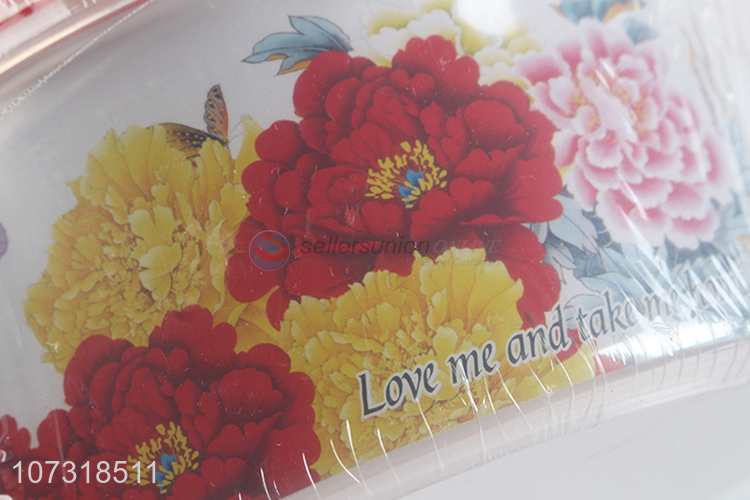 China supplier 4pcs transparent lock&lock preservation box crisper for microwave oven