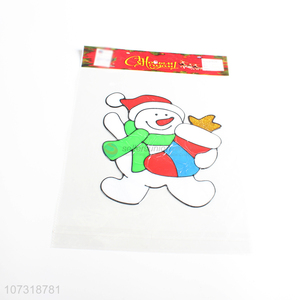 Popular product christmas snowman window stickers for sale