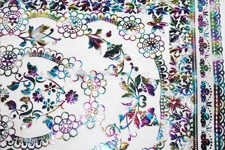 Factory Sell Colorful Laser Placemat Heat Resistant Dining Table Mats Placemat